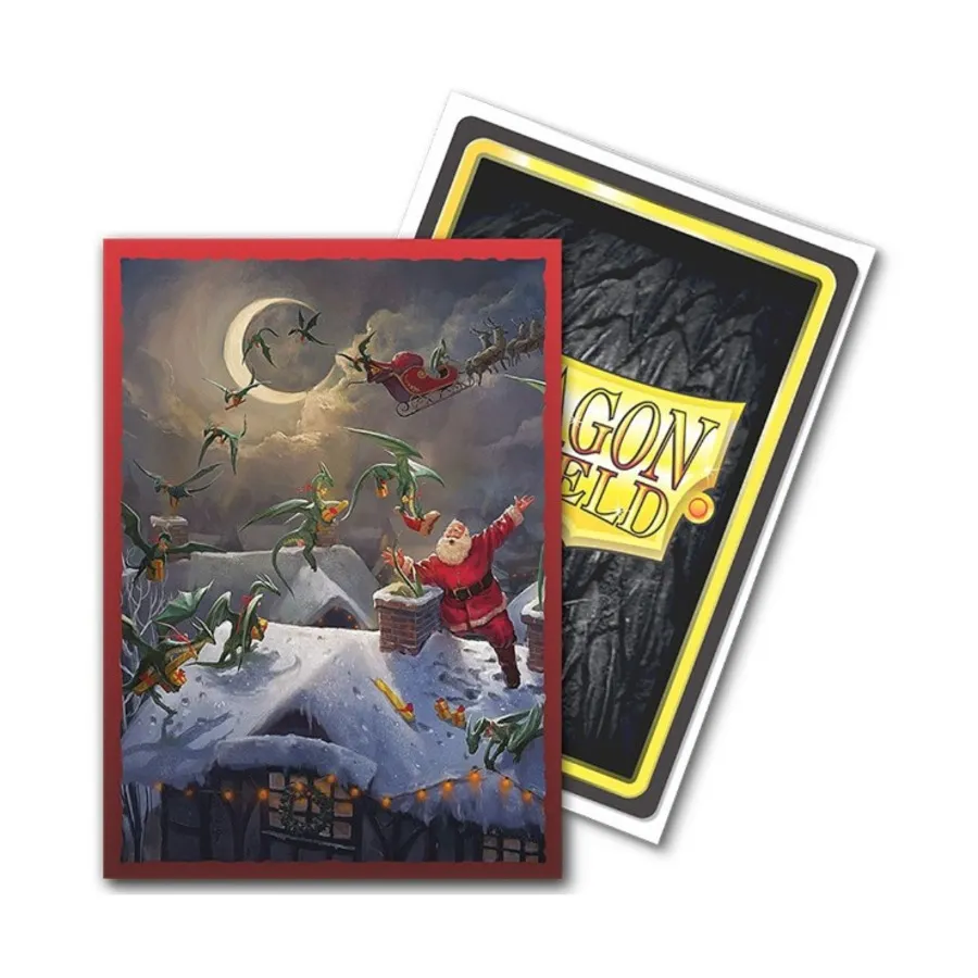 

Стандартные художественные рукава — Рождество 2023 г. (100), Dragon Shield - Card Sleeves - Standard Art