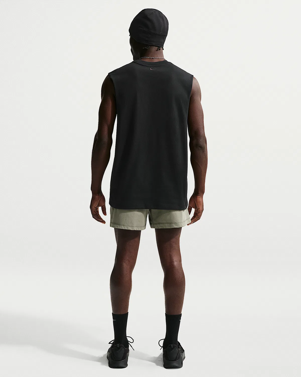 Мужские тренировочные шорты Nike N.A.C. Dri-FIT 5", Light Army/Pale Ivory/Light Army — фото 4