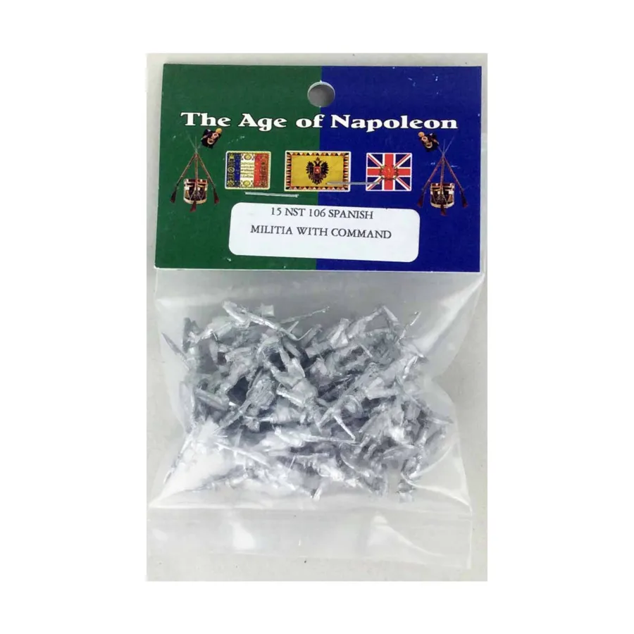 

Милиция с командованием, Age of Napoleon - Spanish - Infantry (15mm) (Blue Moon)