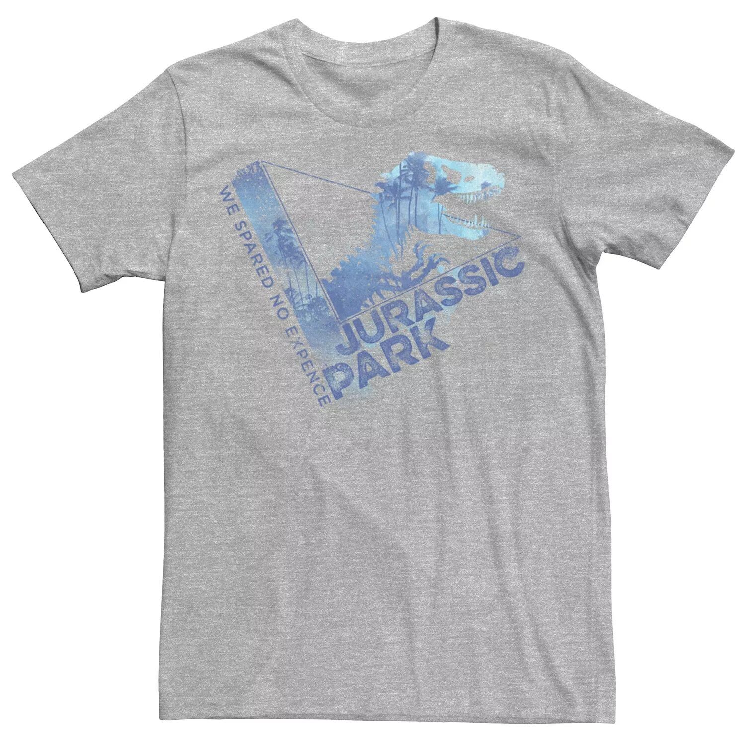 

Мужская футболка Jurassic Park We Spare No Expense Blue Mist Licensed Character
