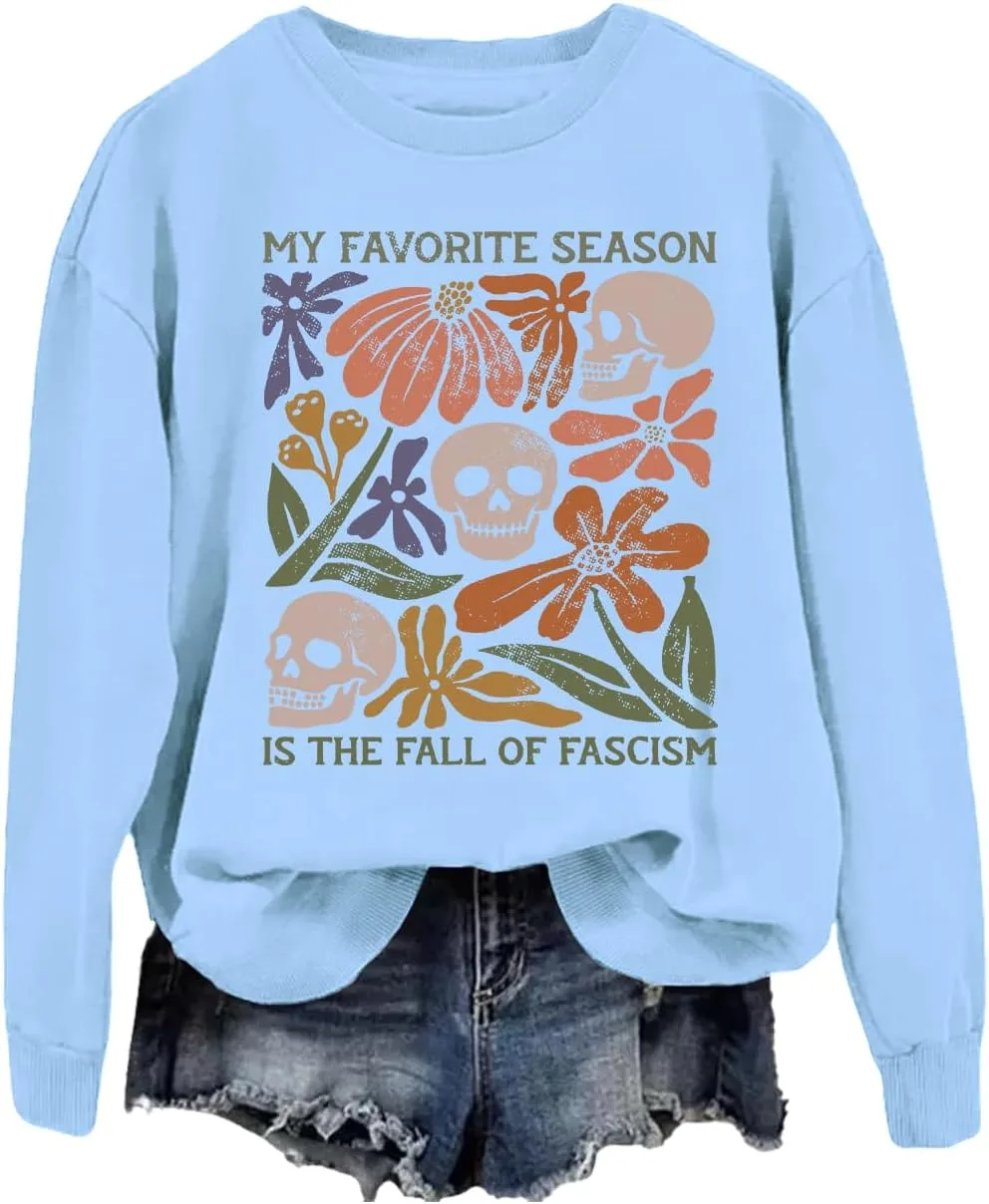

Бохо-свитшот с цветочным принтом My Favorite Season Is The Fall BTGRL