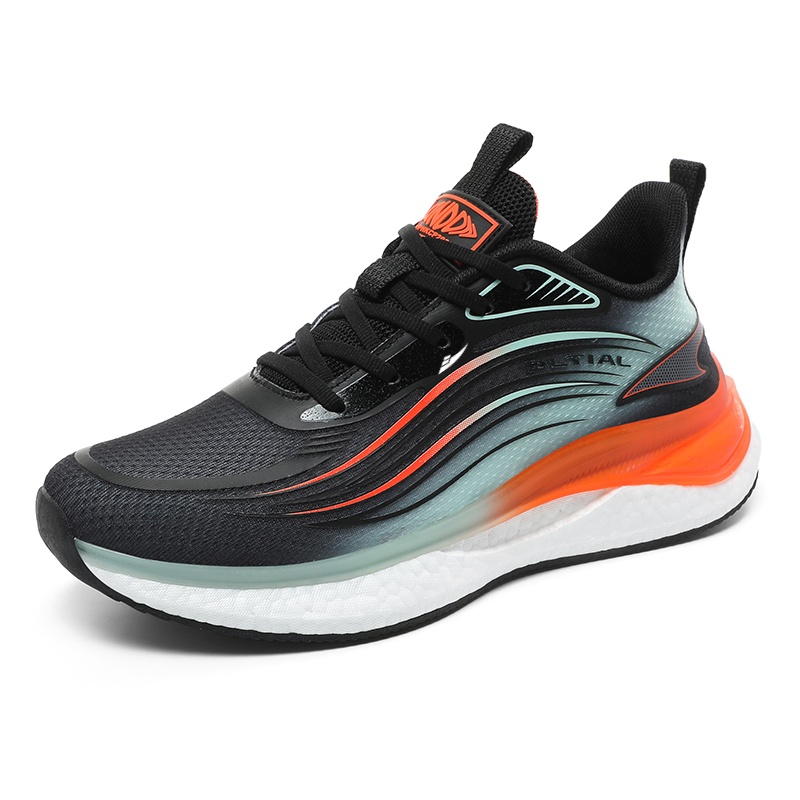 

Kuding Амортизирующие нескользящие износостойкие дышащие низкие кроссовки для мужчин для длительных пробежек Cardinal Red, цвет Cardinal Red