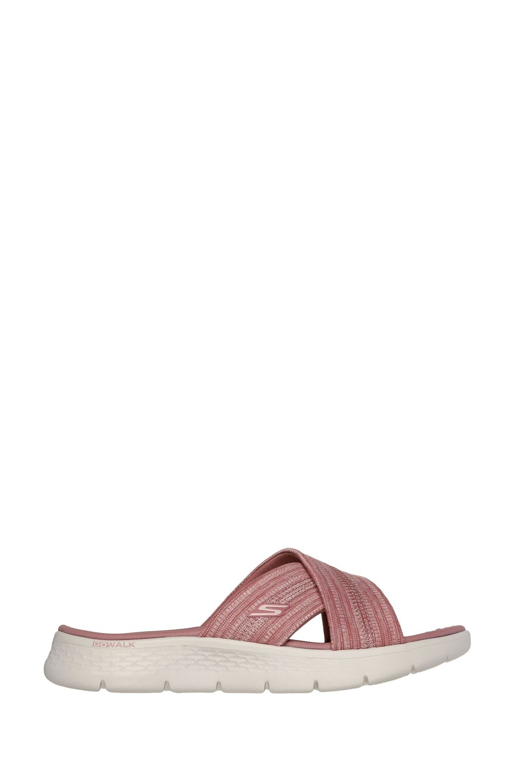 Женские сандалии Go Walk Flex с бабочкой Bliss Skechers, розовый