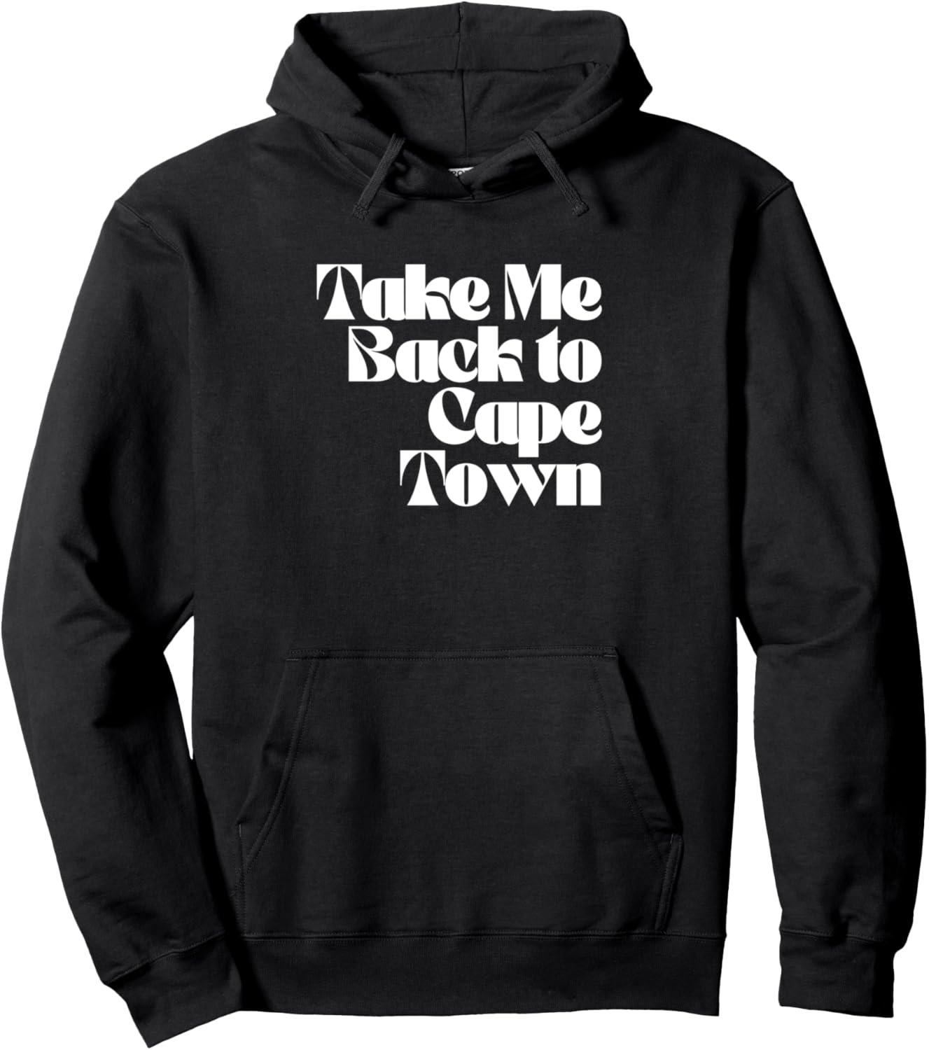 

Толстовка с надписью «Вернись в Кейптаун: весенние каникулы, медовый месяц» Honeymoon Vacation Souvenirs From Cape Town Co., черный