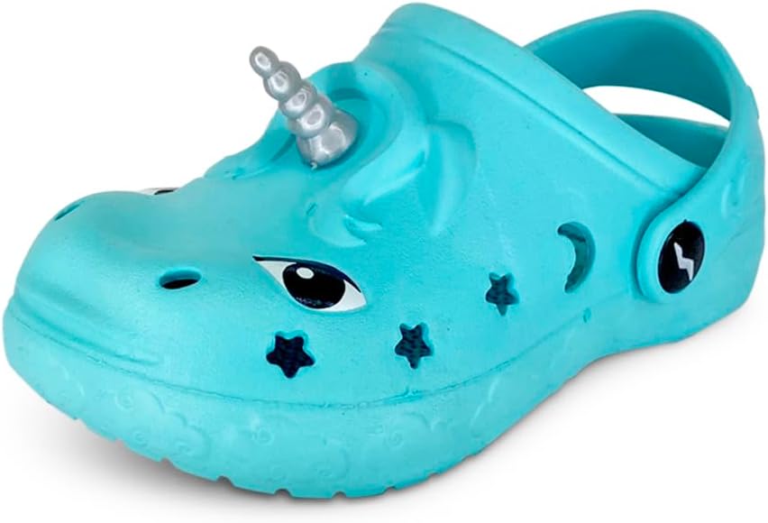 

Детские сандалии-тапочки NORTY для мальчиков и девочек, для малышей, бирюзовый