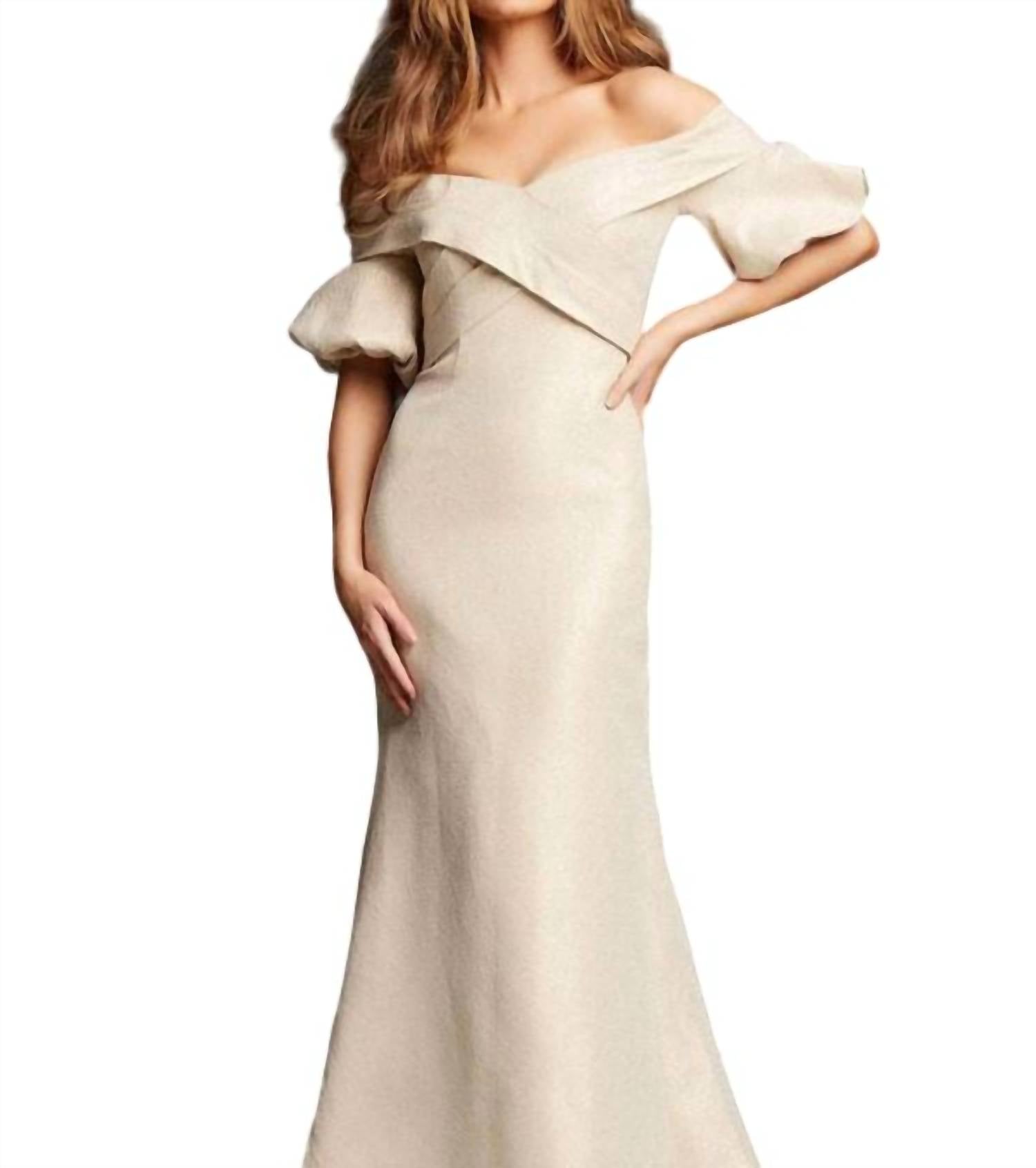 

Женское платье JOVANI, золотой