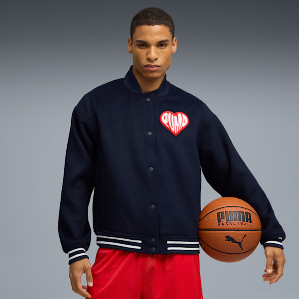 

Мужская баскетбольная университетская куртка Sticker Pack Puma, синий