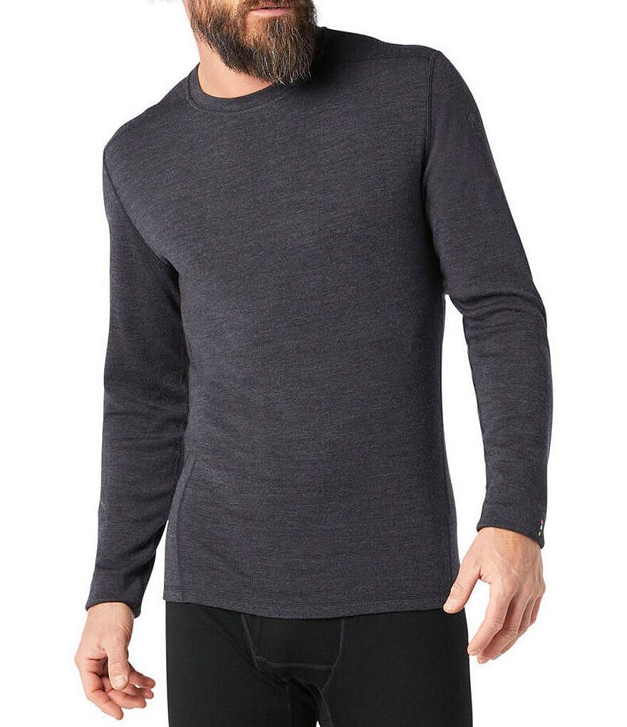 

Футболка SmartWool Slim Fit из однотонного базового слоя из мериноса 250 с длинными рукавами, серый