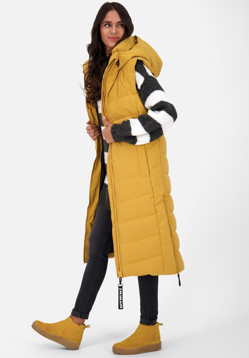 

Зимнее пальто PUFFER alife & kickin, коричневый