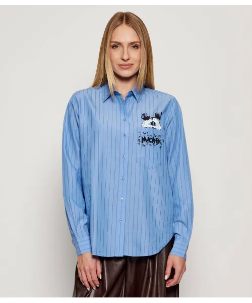 

Рубашка cam_mickystripes Oversize fit Desigual, синий