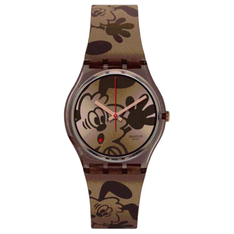 

Унисекс-часы 34 мм Coffee модель SO28Z701 SWATCH
