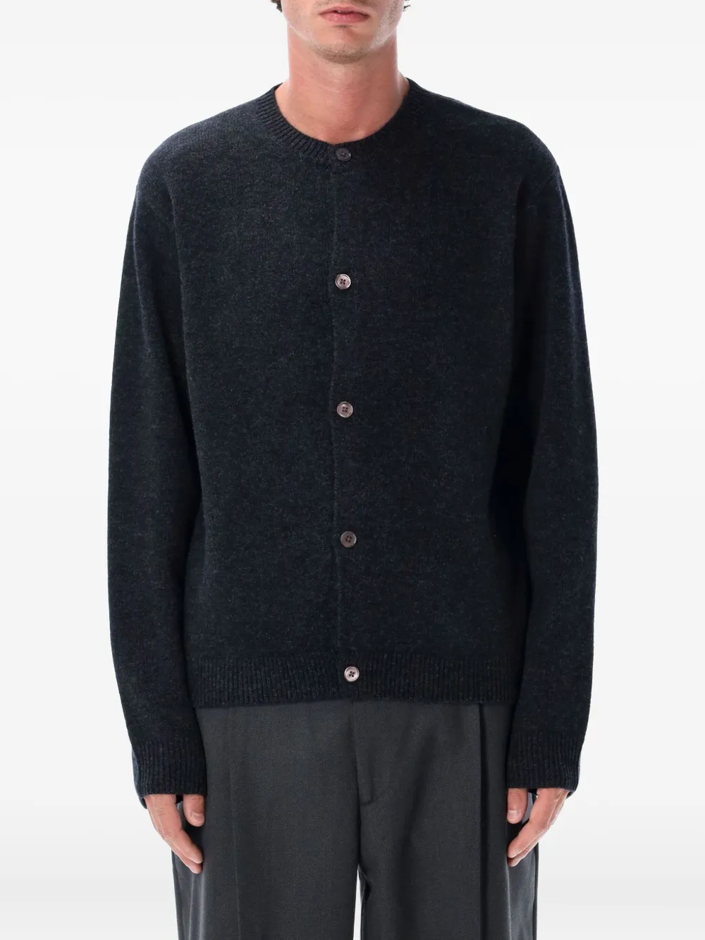 

Кардиган на пуговицах из валяной шерсти Berner Kühl, серый