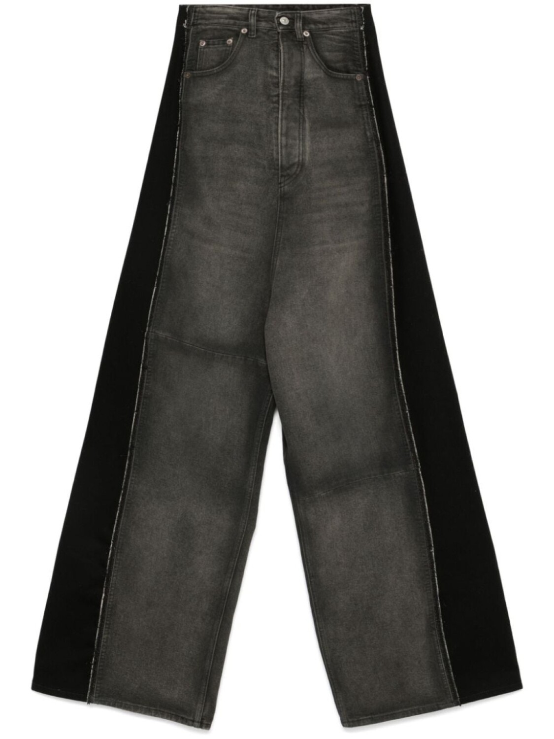 

MM6 Maison Margiela широкий деним джинсы, черный