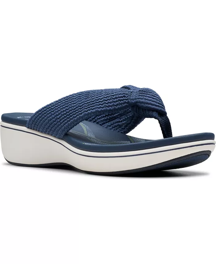 Кроссовки Cloudsteppers Breeze Rae Erin сланцы без застежки Clarks, синий