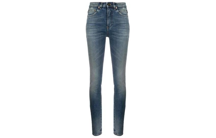 

Джинсы женские синие Saint Laurent