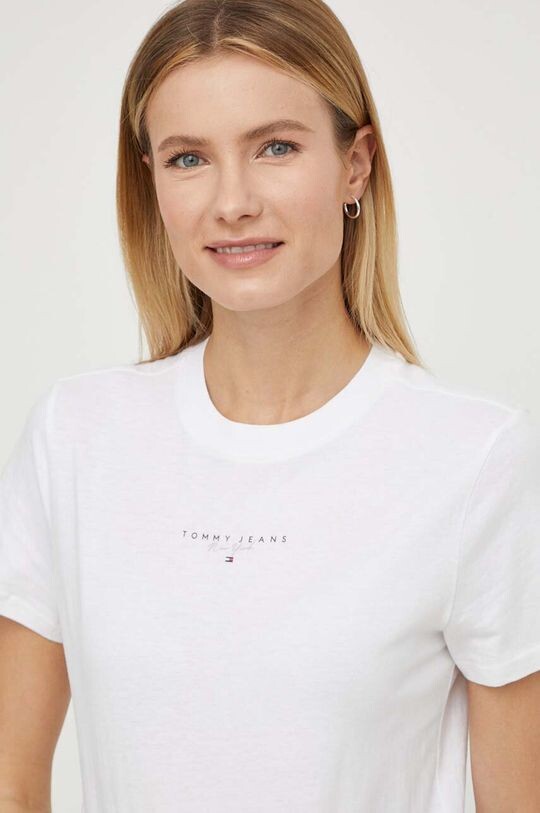 

Хлопковая футболка Tommy Jeans, белый