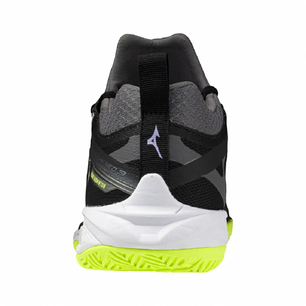 Кроссовки для бадминтона «Wave Claw Neo 3» от Mizuno, Black X Flash Yellow — фото 4