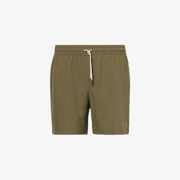 

Плавки с двумя карманами и шнурком-кулиской Polo Ralph Lauren, цвет new olive