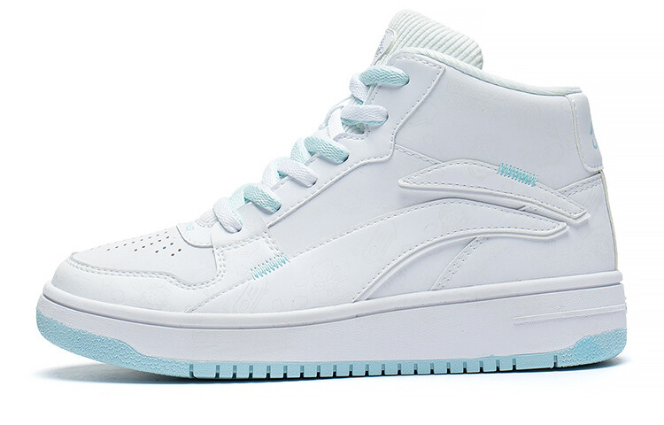 

Детские кроссовки для скейтбординга GS High-top White Lining Young, белый