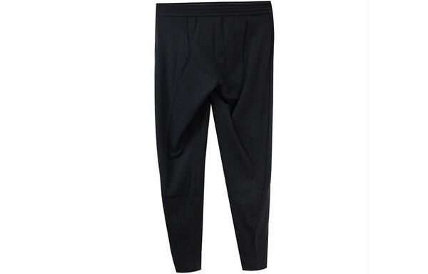 Спортивные брюки w nk essential, теплые, с флисовой подкладкой, быстросохнущие, повседневные, длинные, Nike, черный — фото 2