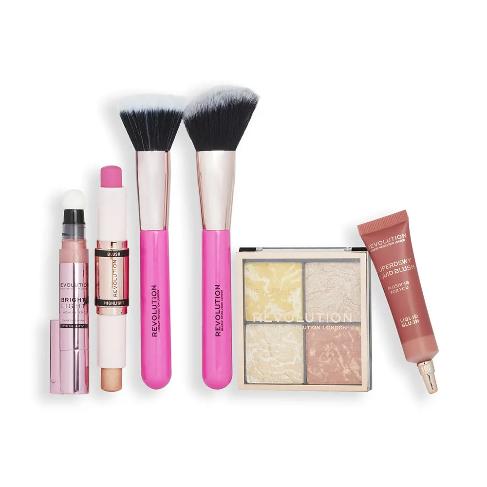 

Румяна Blush & glow lote Revolution Make Up, 6 шт.
