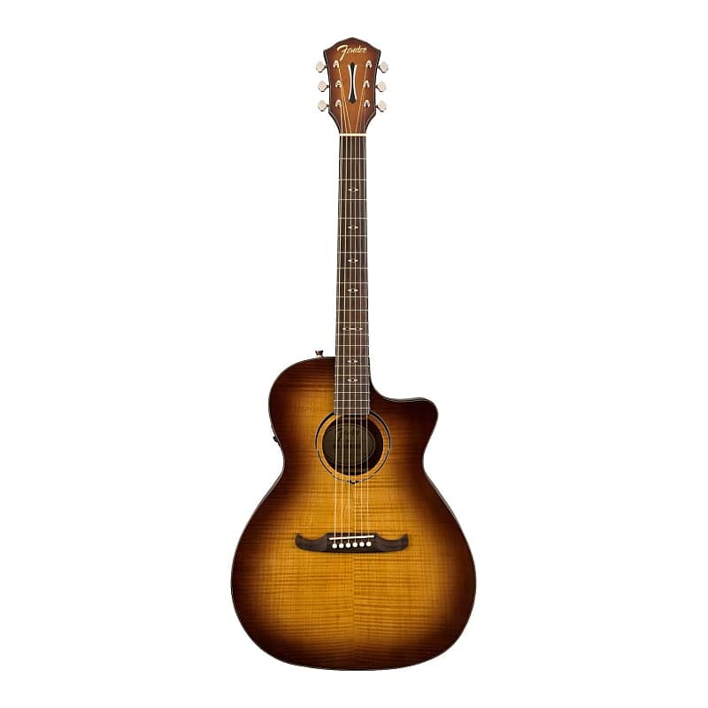 

Акустическая гитара Fender FA-345CE Auditorium Bodied, Lacewood Back and Sides and Flame Maple Top 6-String Guitar with Fishman Electronics