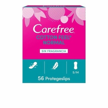 

Carefree Cotton Salvaslip без запаха 56 подушечек 150 г