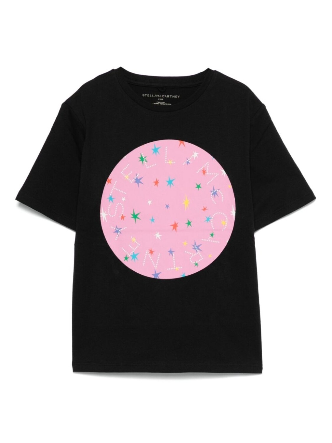

Stella McCartney Kids футболка с логотипом, черный