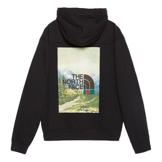 

Толстовка GUCCI x THE NORTH FACE FW21 Hoodie 'Black', черный