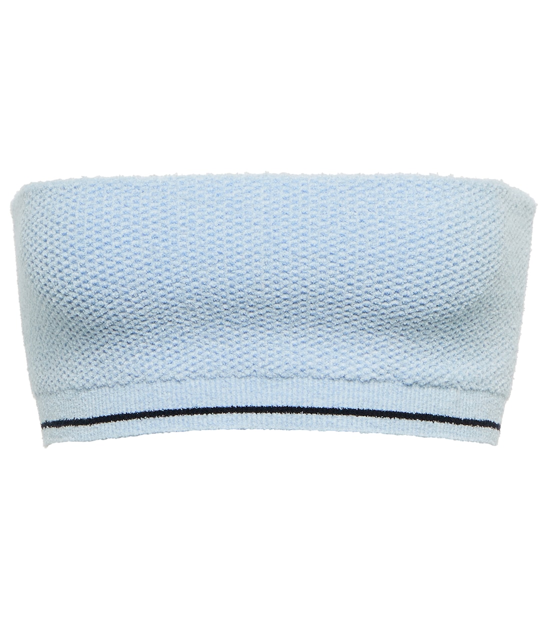 

Махровый бюстгальтер без косточек Le Bandeau Sorbetto Jacquemus, светло-синий