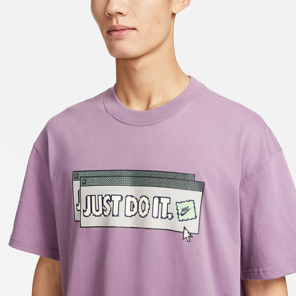 Футболка Nike Just Do It Sportswear T-Shirt 'Dust Purple', фиолетовый — фото 2