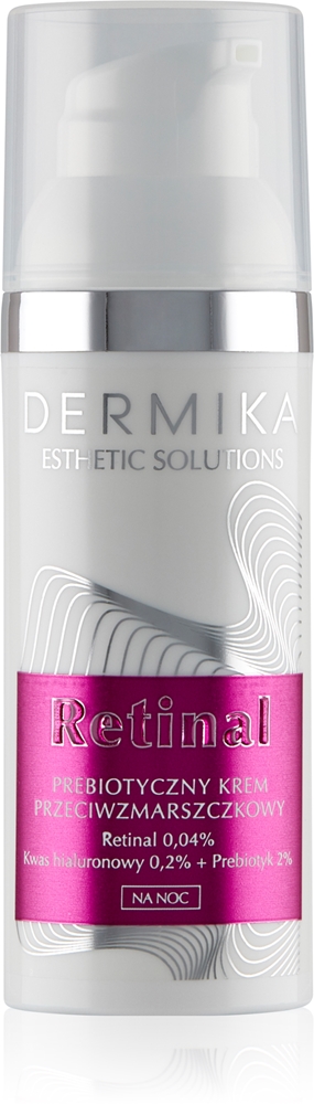 

Ночной крем против морщин с ретинолом и пребиотиками Dermika, 50 мл