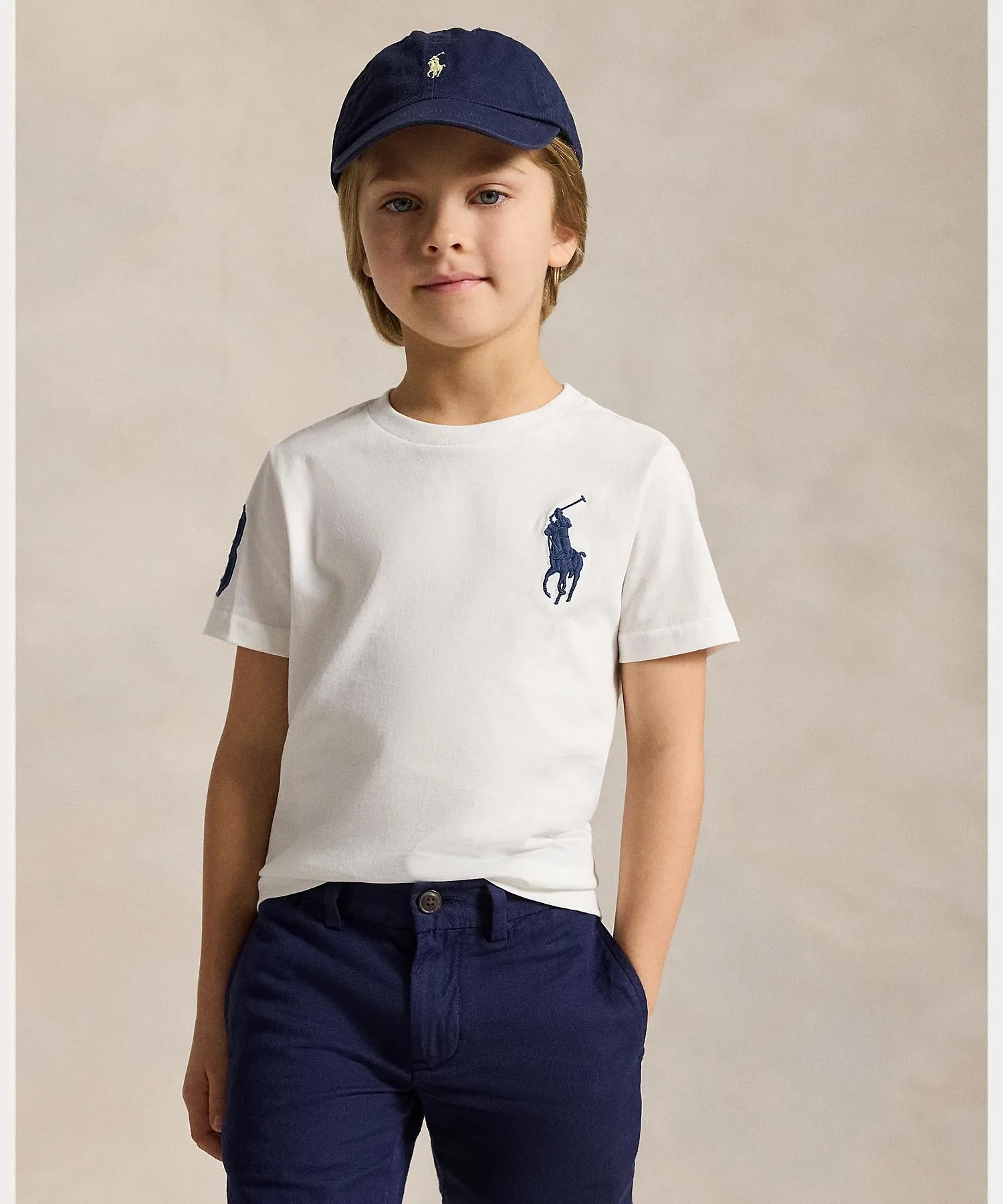 Детская футболка POLO RALPH LAUREN CHILDRENSWEAR Big Pony Cotton Jersey T-Shirt
