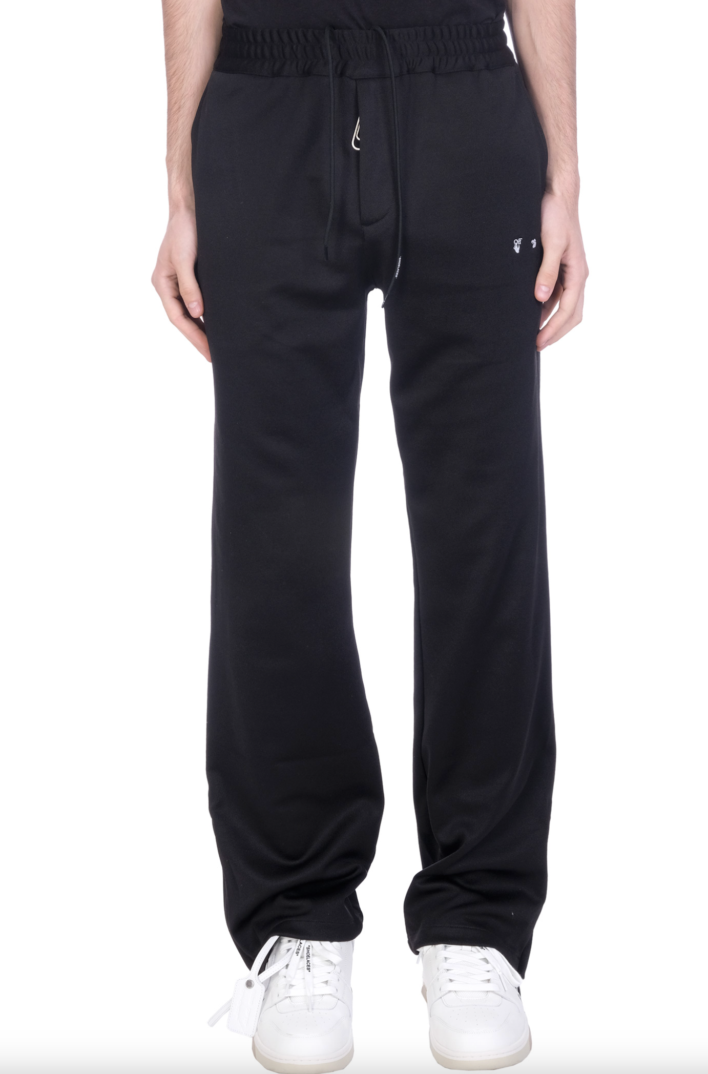 

Черные хлопковые мужские брюки Off-White