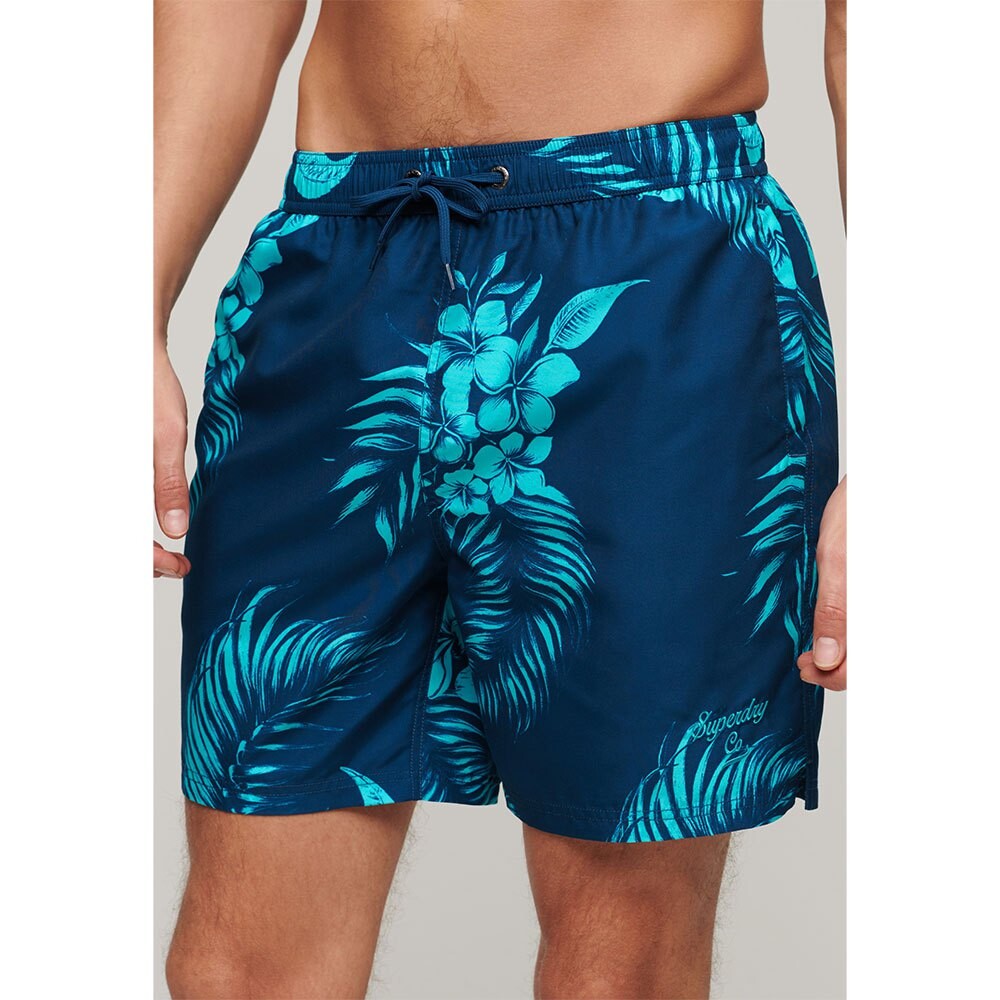 

Шорты для плавания Superdry Hawaiian Print 17´´ Swimming Shorts, синий