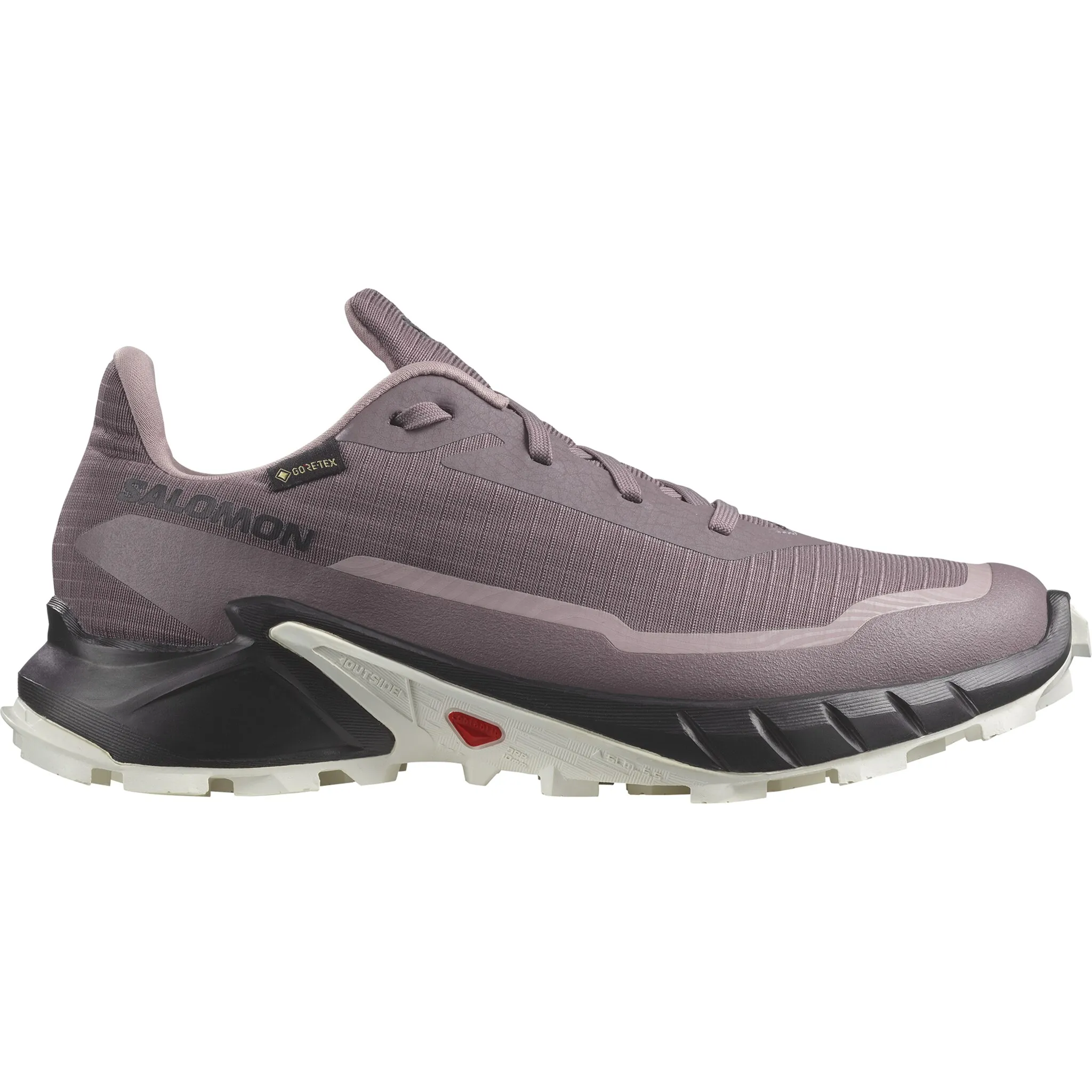 Кроссовки Salomon для бега по пересеченной местности "ALPHACROSS 5 W GORE-TEX", водонепроницаемые, фиолетовый — фото 2