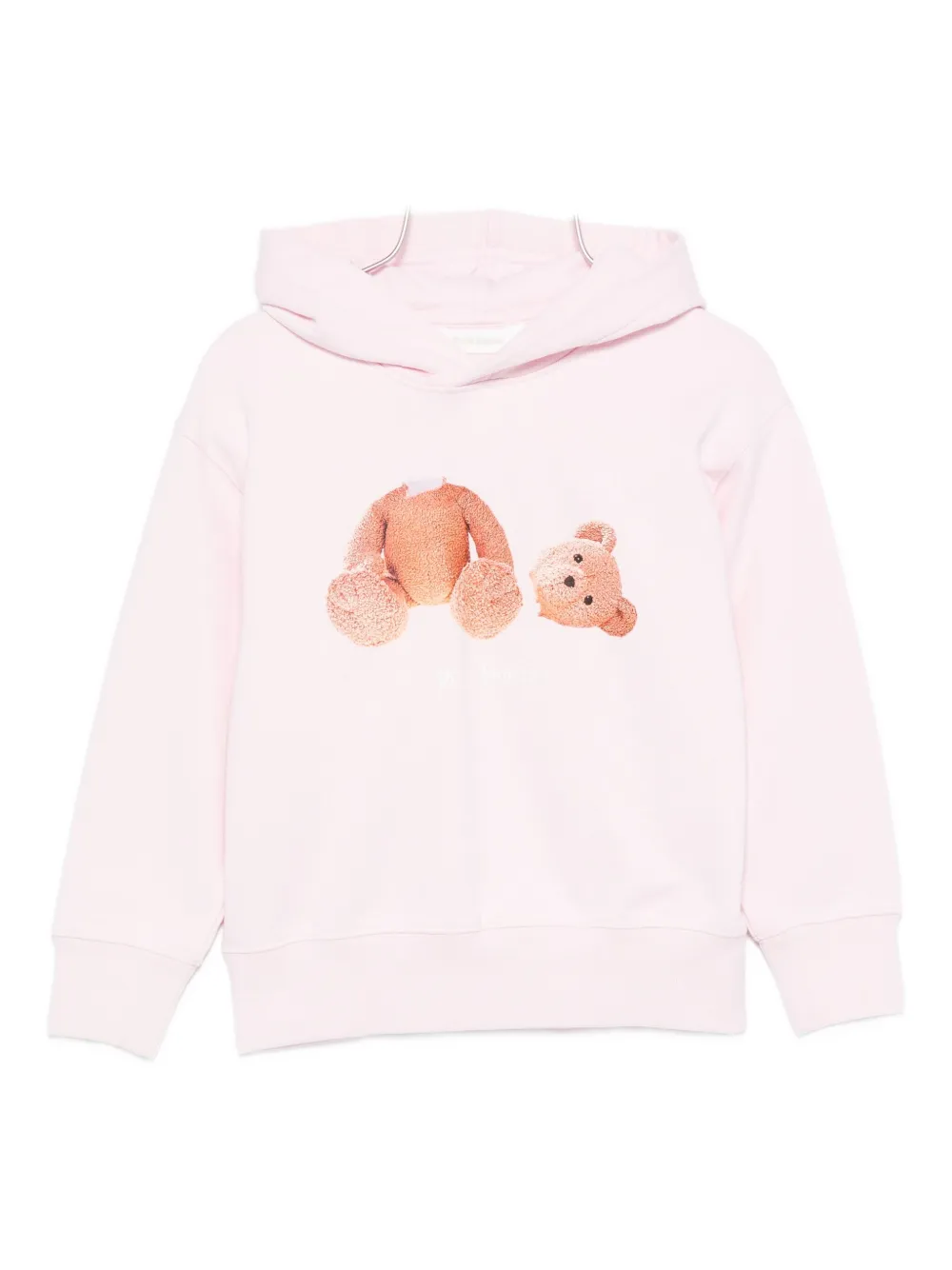 

Худи с принтом медвежонка Palm Angels Kids, розовый