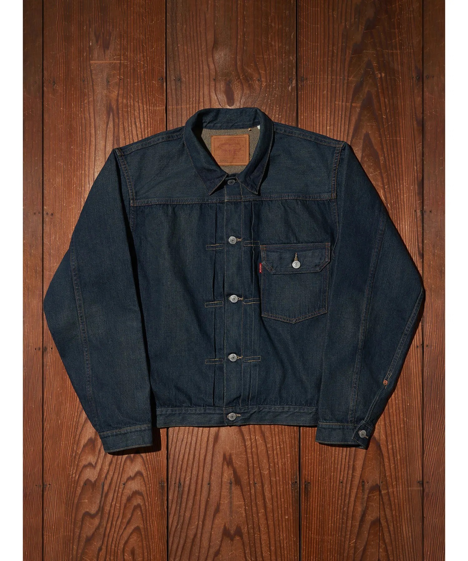 Levi's/Levi's LEVI'S(R) ВИНТАЖНАЯ ОДЕЖДА 1936 ТИПА I Куртка-тракер, размер Medium, цвет индиго — фото 3