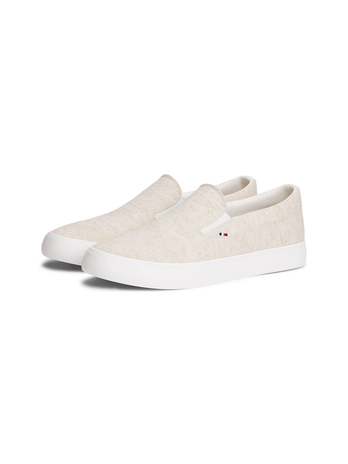 Слипоны Tommy Hilfiger, Ecru — фото 2