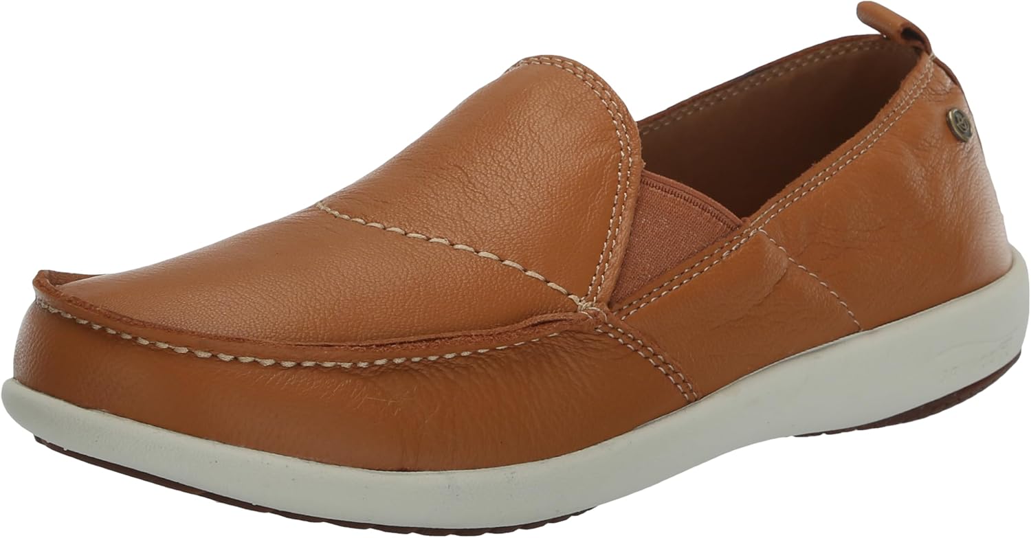 

Мужские слипоны Spenco Siesta из кожи, Saddle