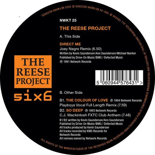 

Сингл 12" Reese Project: Remixes