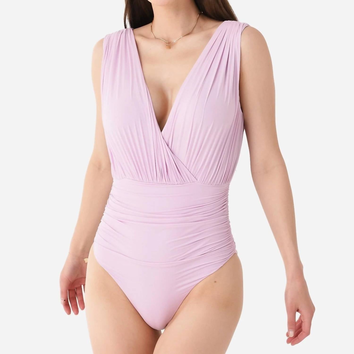 

Слитный купальник Gadsen Maillot в фиолетовом цвете Marysia