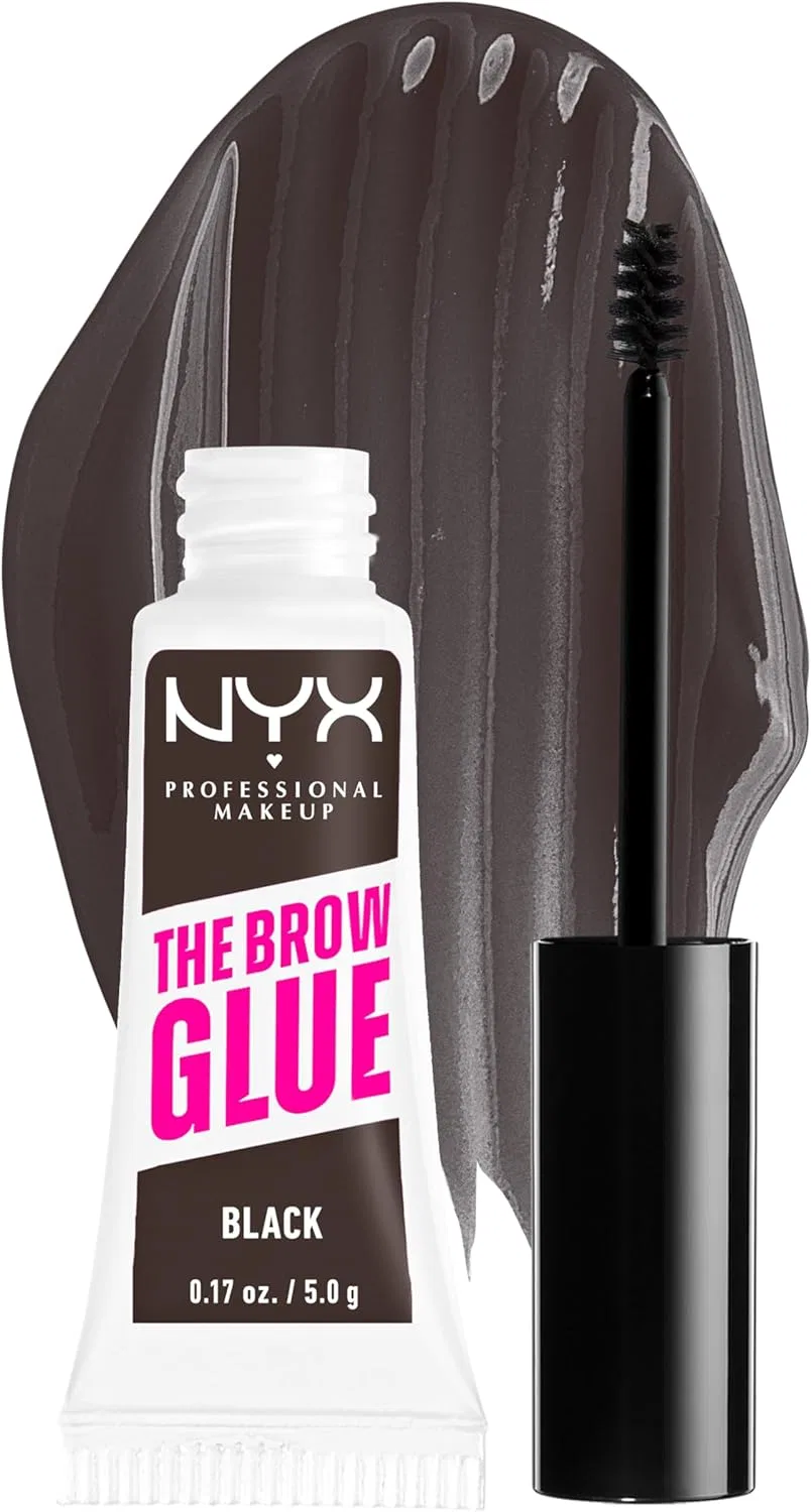 Гель для бровей Nyx Professional Makeup The Brow Glue, черный, 9 г