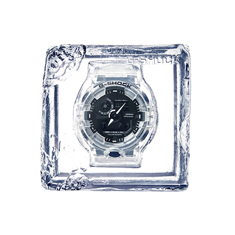 

CASIO Мужские часы с двойным жидкокристаллическим/аналоговым дисплеем, черные, GA-700SKE-7APR