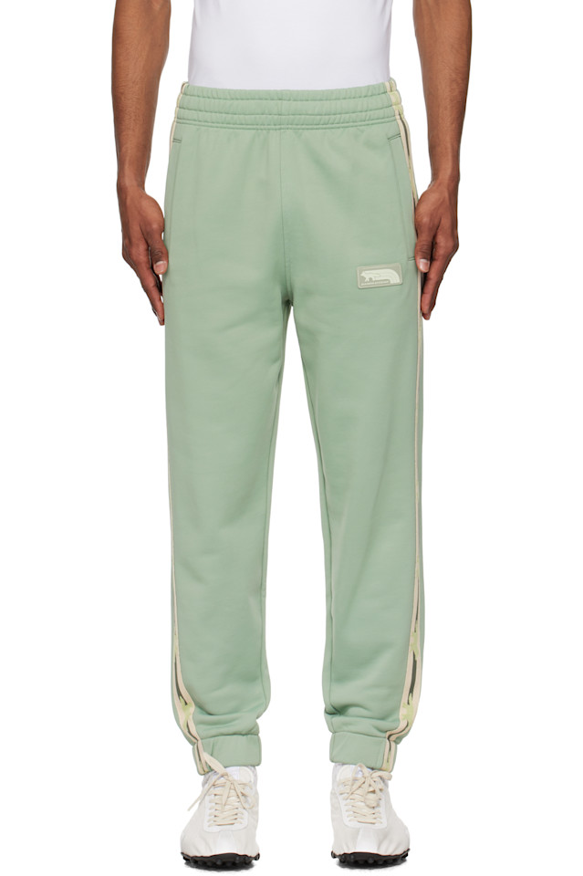 

Брюки трекерные Flash fox Maison Kitsuné, цвет vert-de-gris