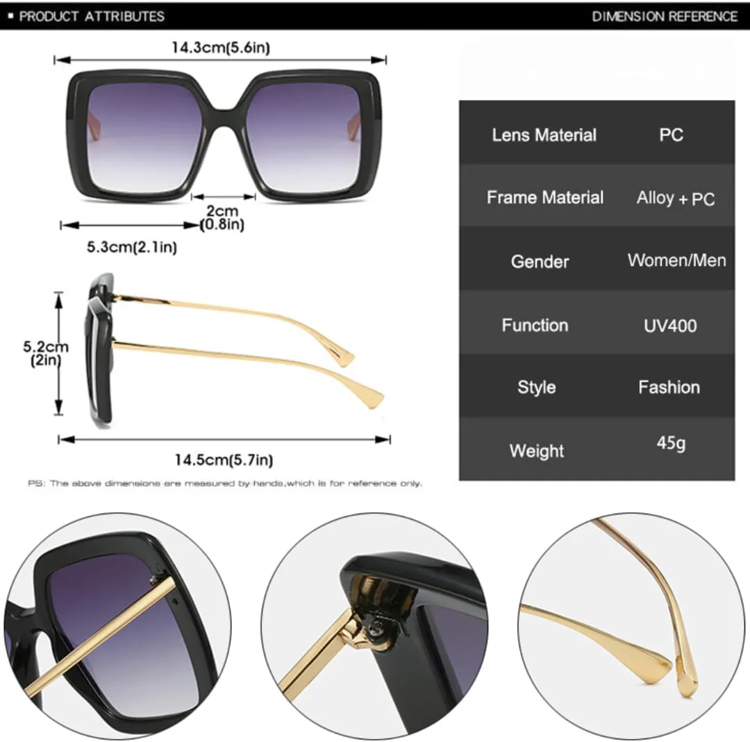 

Двухцветные градиентные солнцезащитные очки зеленого и желтого цвета для женщин, модные солнцезащитные очки UV400, панк-очки для мужчин SZVVBKK, White Black