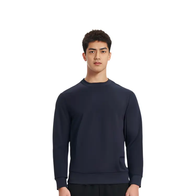 FW20 Jil Sander Collaboration Series Толстовка мужская темно-синяя Uniqlo, синий — фото 3