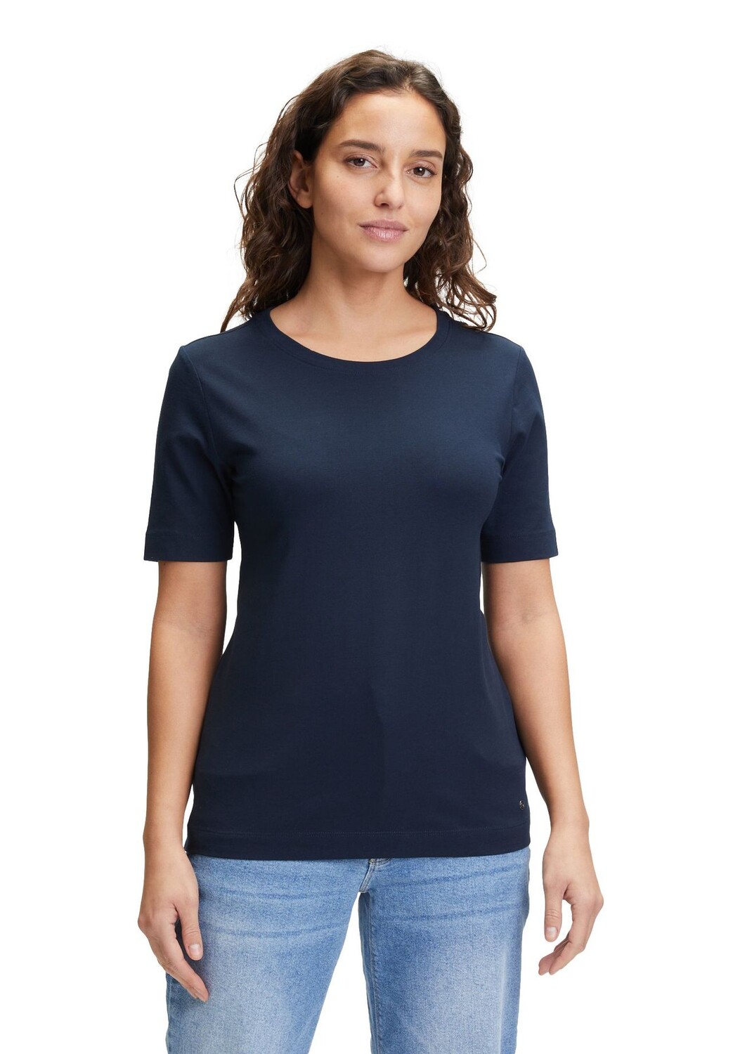 

Базовая рубашка с круглым вырезом BETTY & CO, цвет Navy Blue