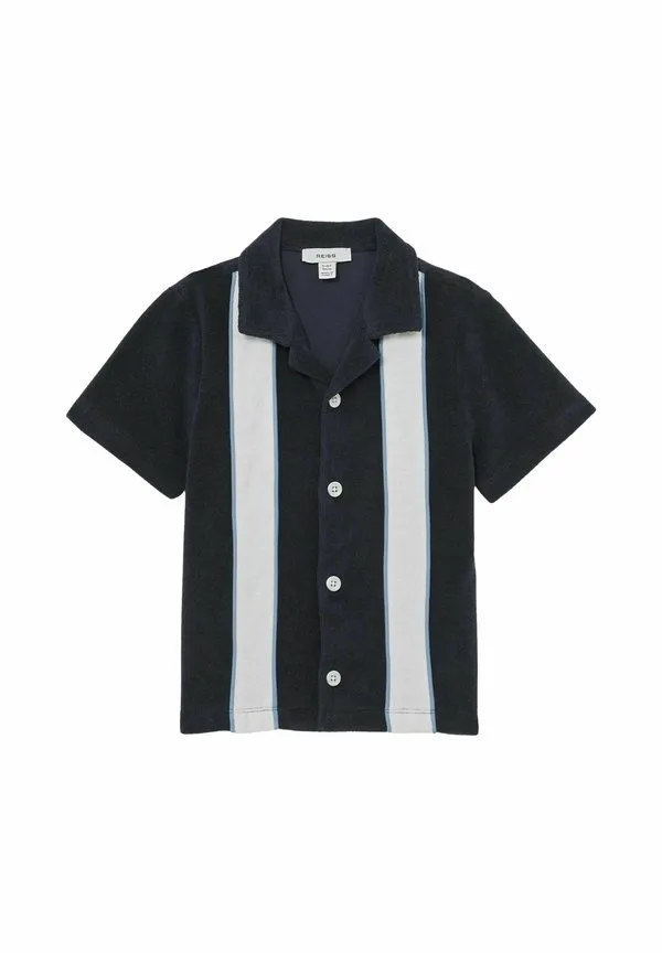 Рубашка rubus block cuban Reiss, Navy/White — фото 3