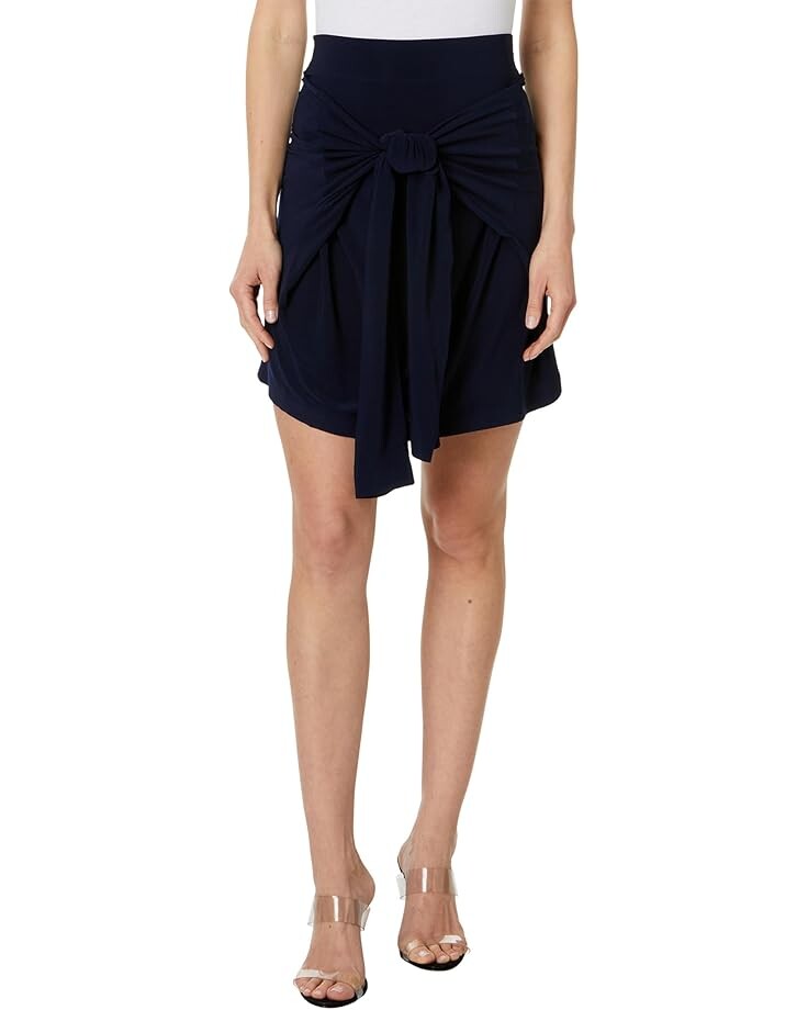 

Юбка Norma Kamali All In One Mini Skirt, цвет True Navy